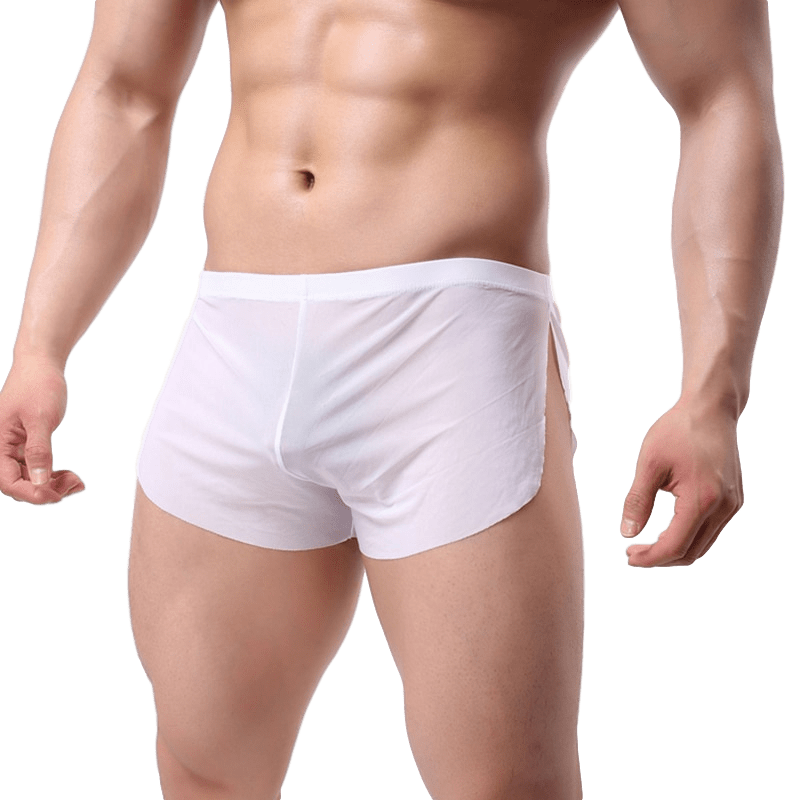 4 Pack Sheer Slit Shorts | dmunderwear detail image 3