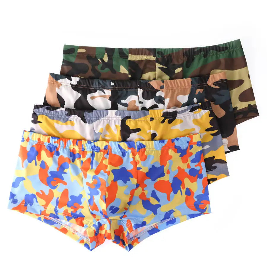 4 Pack Thrive Camo Trunks | dmunderwear