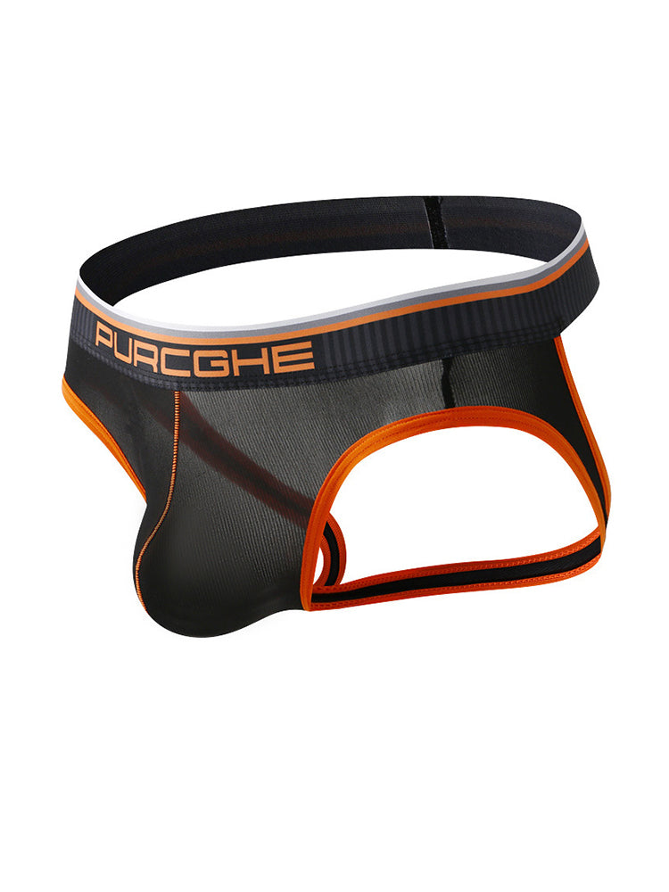 3 Pack Men's Low-Rise Sexy Ultra-Flexible Soft-Touch Firm Support Snug Fit Jockstrap | dmunderwear detail image 14