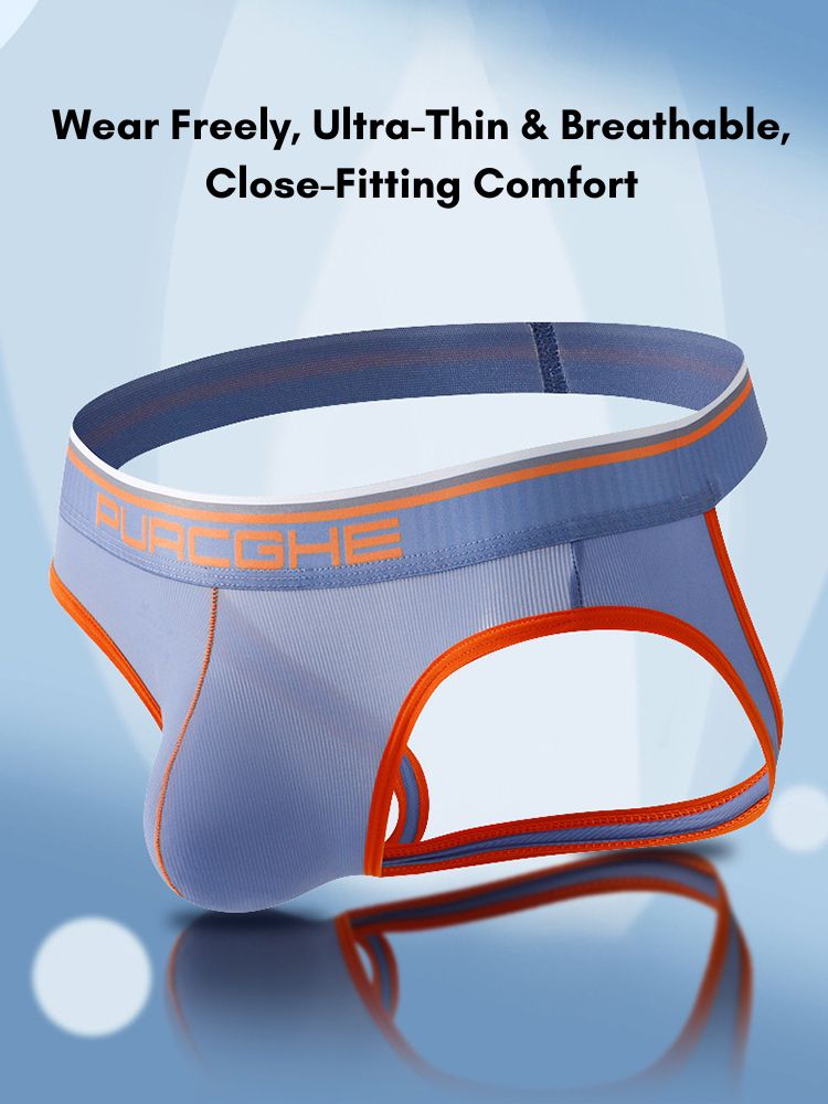3 Pack Men's Low-Rise Sexy Ultra-Flexible Soft-Touch Firm Support Snug Fit Jockstrap | dmunderwear detail image 5