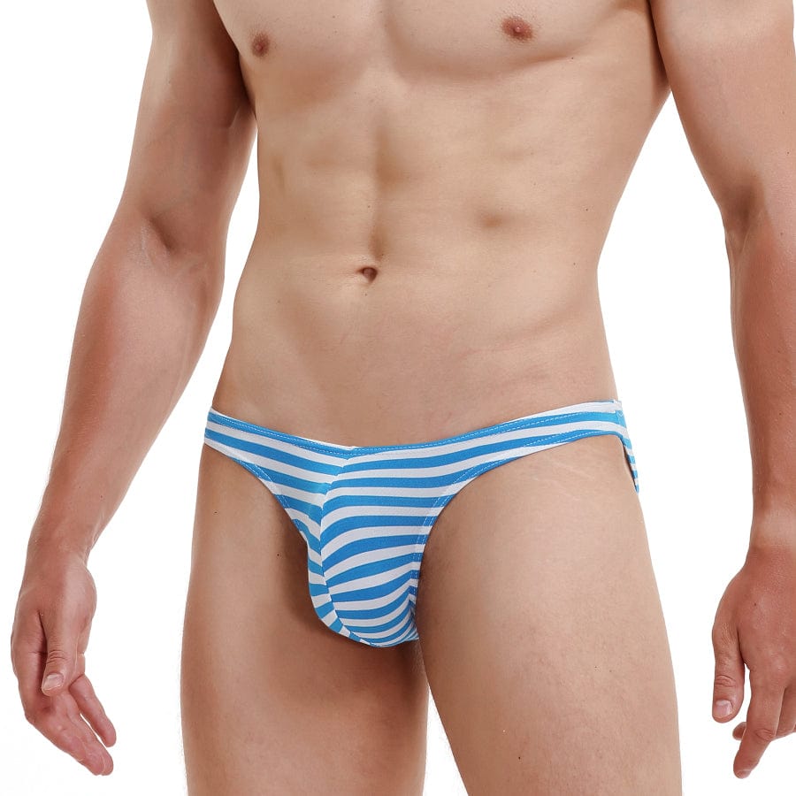 5 Pack Classic Striped Bikini Briefs | dmunderwear detail image 10