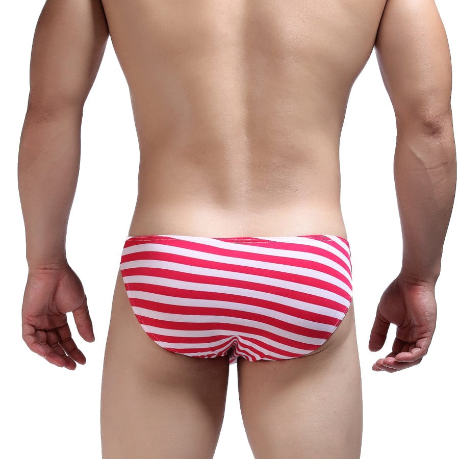 5 Pack Classic Striped Bikini Briefs | dmunderwear detail image 6