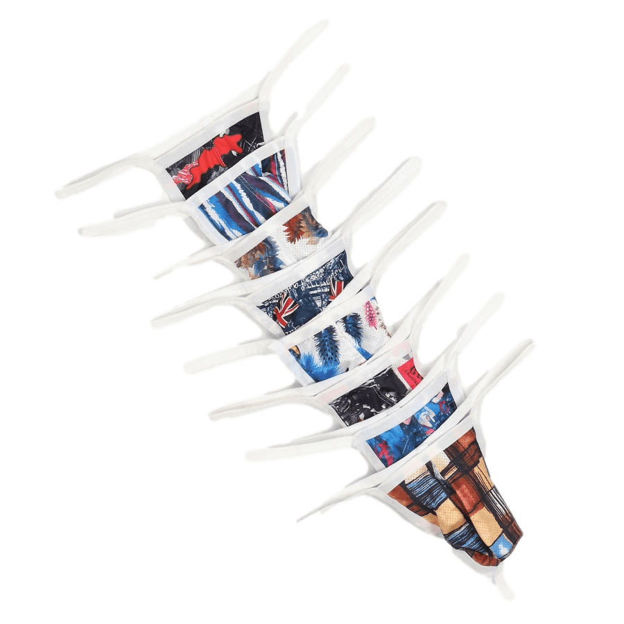 5 Pack Designer Slip G-String | dmunderwear detail image 2