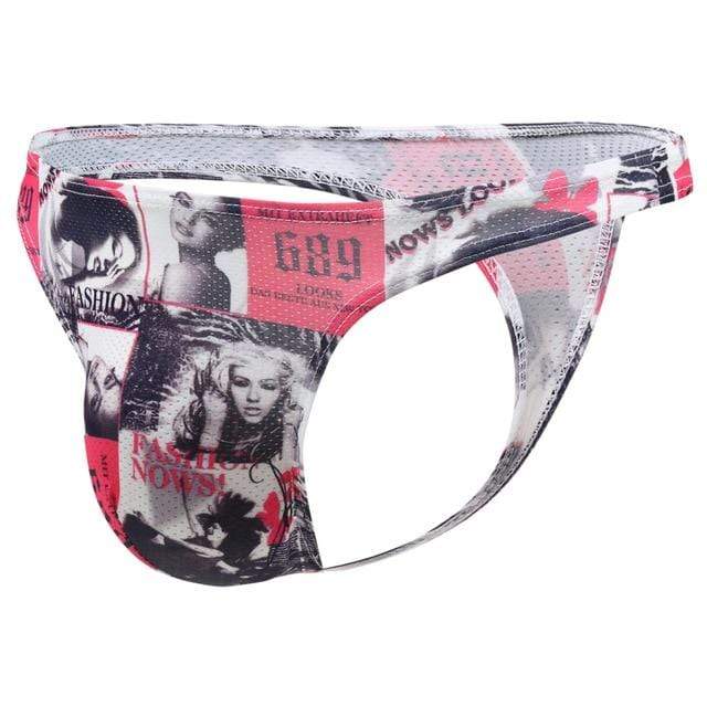 5 Pack Designer Slip Thong | dmunderwear detail image 13