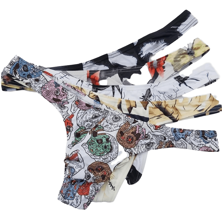 5 Pack Graphic Flex Thong | dmunderwear