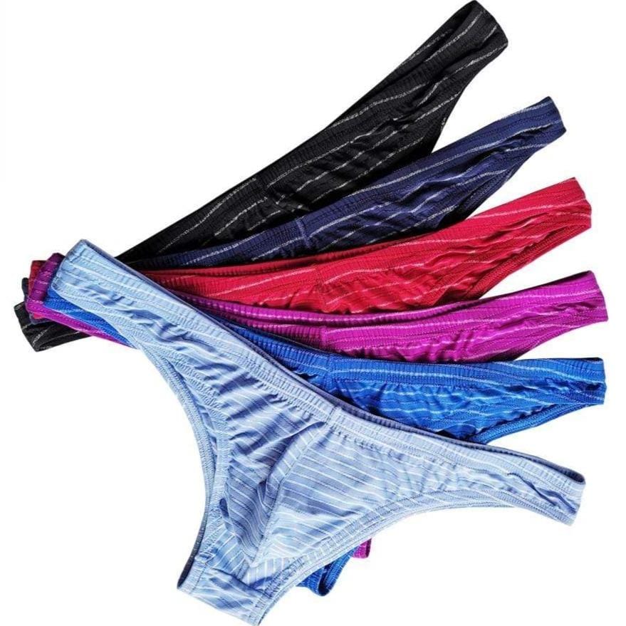 5 Pack Light Striped thongkinis | dmunderwear