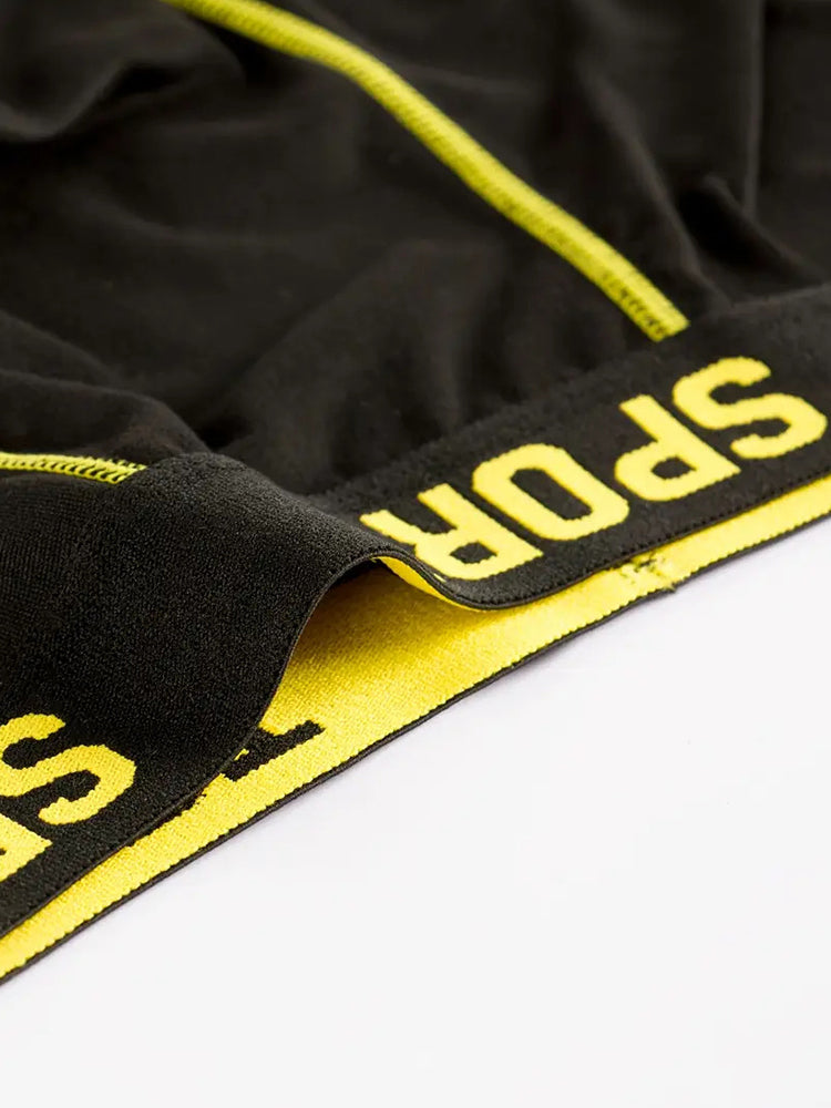 5 Pack Men's Extended Length Seamless Comfort Sporty Cut Odor-Control Boxers Briefs | dmunderwear detail image 6