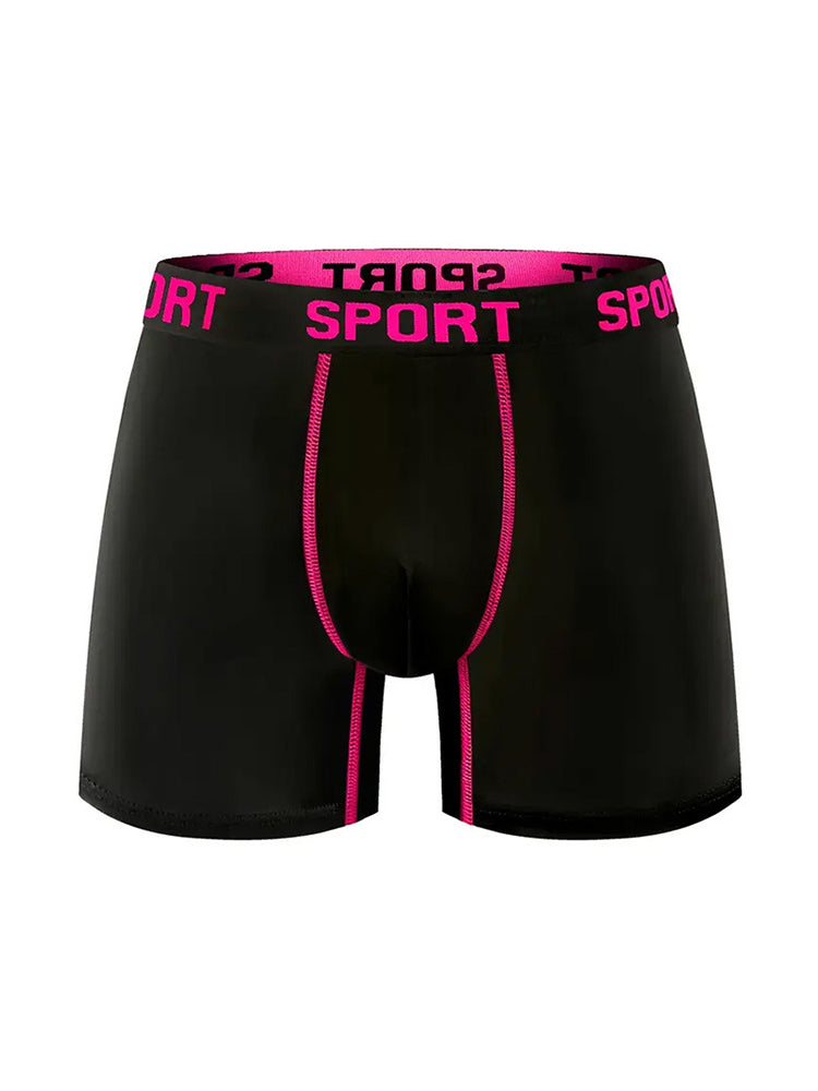 5 Pack Men's Extended Length Seamless Comfort Sporty Cut Odor-Control Boxers Briefs | dmunderwear detail image 7