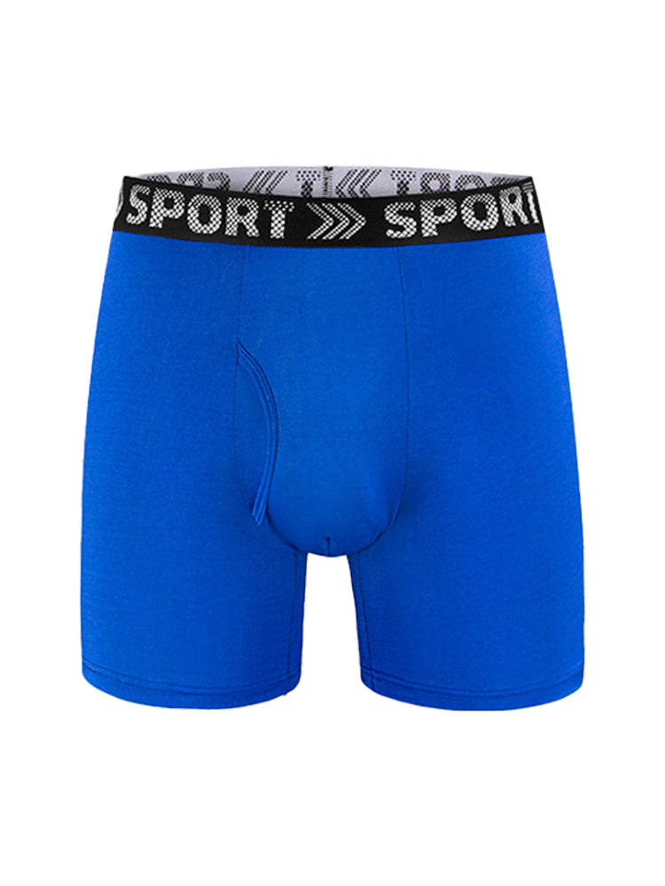5 Pack Men's Fly Opening All-Day Freshness Zero-Irritation Snug Fit Comfy Boxers Briefs | dmunderwear detail image 7