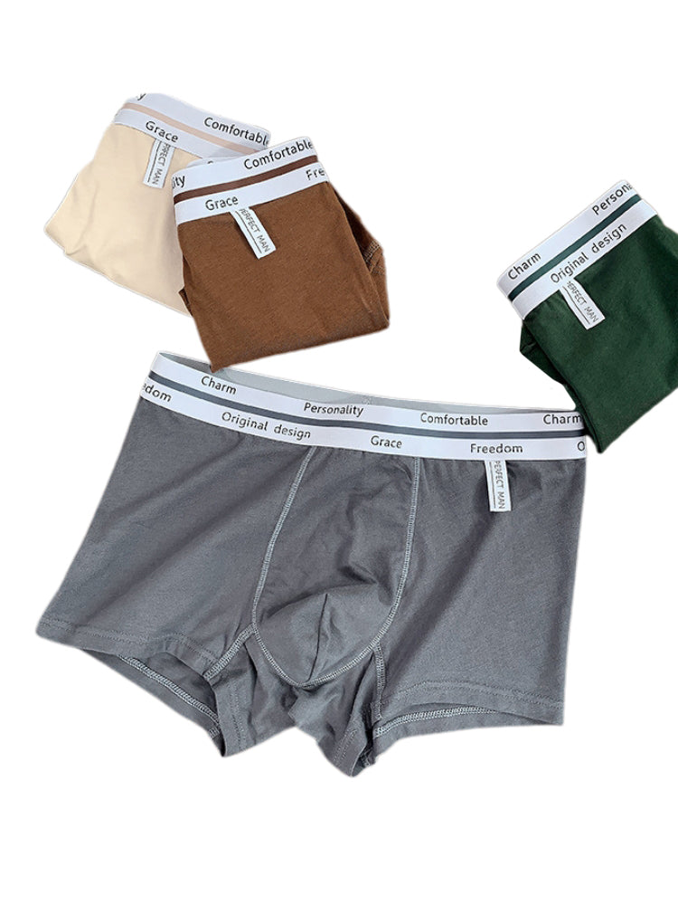 5 Pack Men's Ultra-Soft Antibacterial Cotton Trendy Design Stretchy Trunks | dmunderwear detail image 10