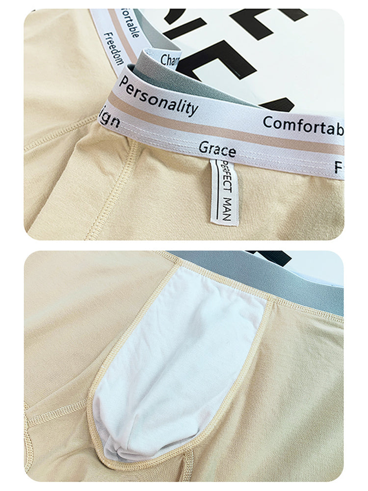 5 Pack Men's Ultra-Soft Antibacterial Cotton Trendy Design Stretchy Trunks | dmunderwear detail image 16