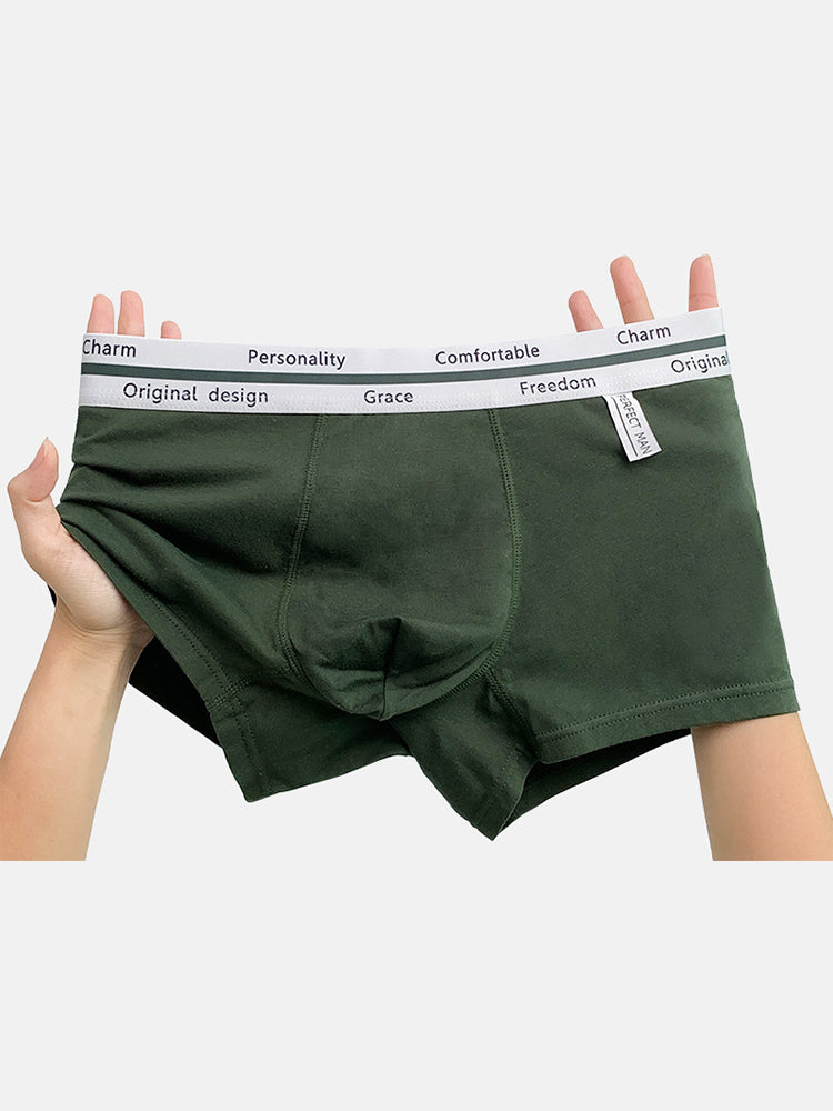 5 Pack Men's Ultra-Soft Antibacterial Cotton Trendy Design Stretchy Trunks | dmunderwear detail image 19
