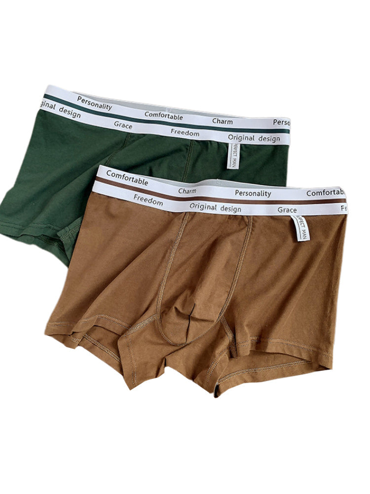 5 Pack Men's Ultra-Soft Antibacterial Cotton Trendy Design Stretchy Trunks | dmunderwear detail image 5