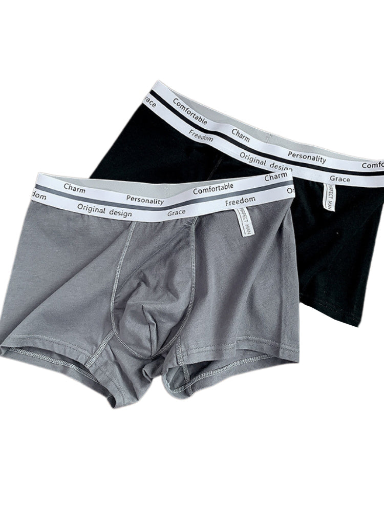 5 Pack Men's Ultra-Soft Antibacterial Cotton Trendy Design Stretchy Trunks | dmunderwear detail image 6