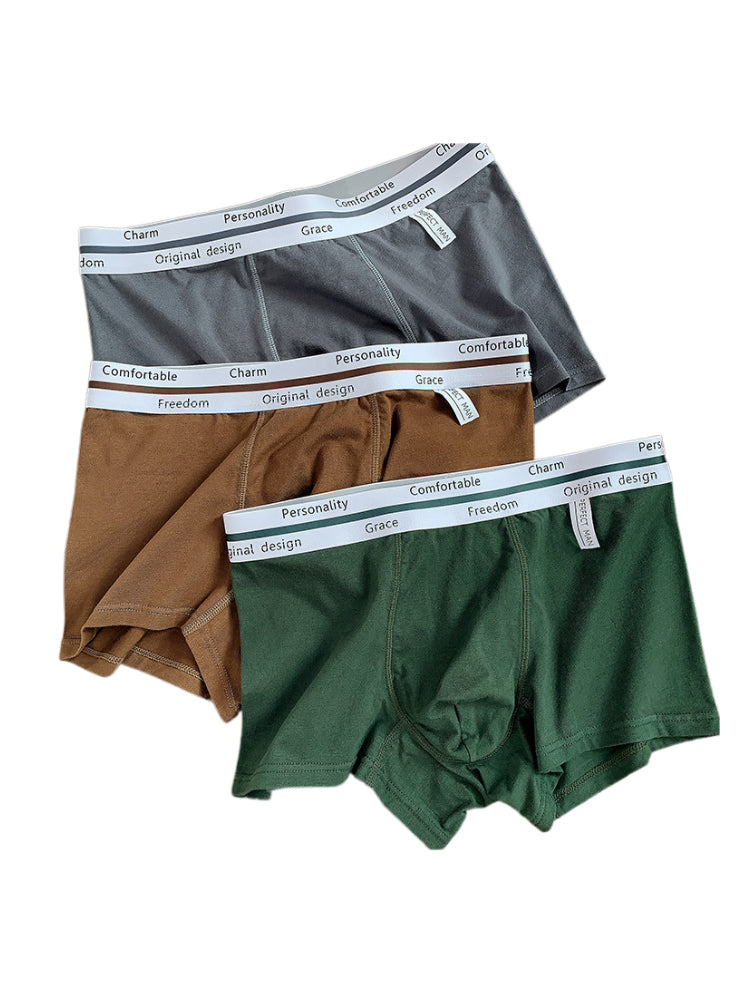 5 Pack Men's Ultra-Soft Antibacterial Cotton Trendy Design Stretchy Trunks | dmunderwear detail image 8