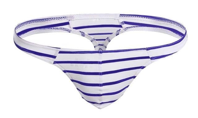 5 Pack Micro Striped Thong | dmunderwear detail image 2