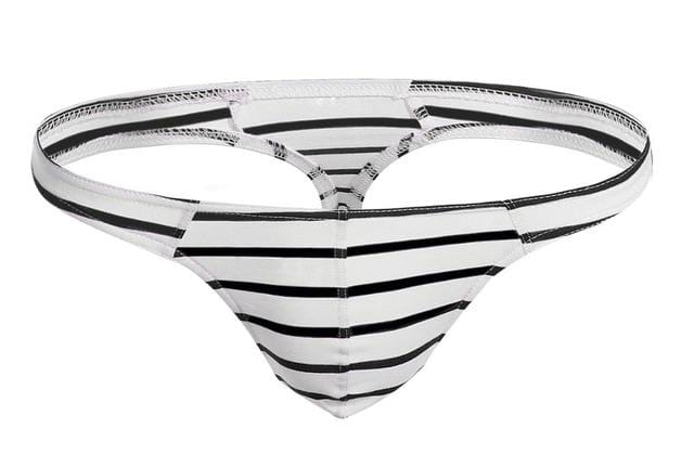 5 Pack Micro Striped Thong | dmunderwear detail image 8