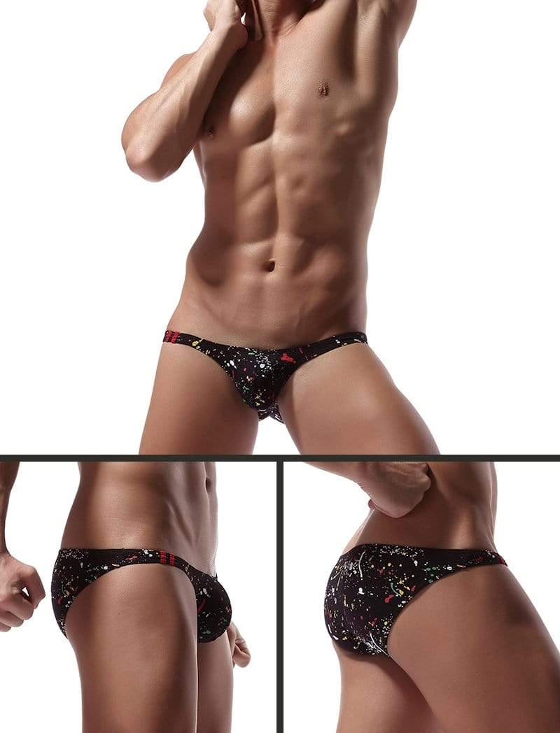 5 Pack Splat Bikini Briefs | dmunderwear detail image 6