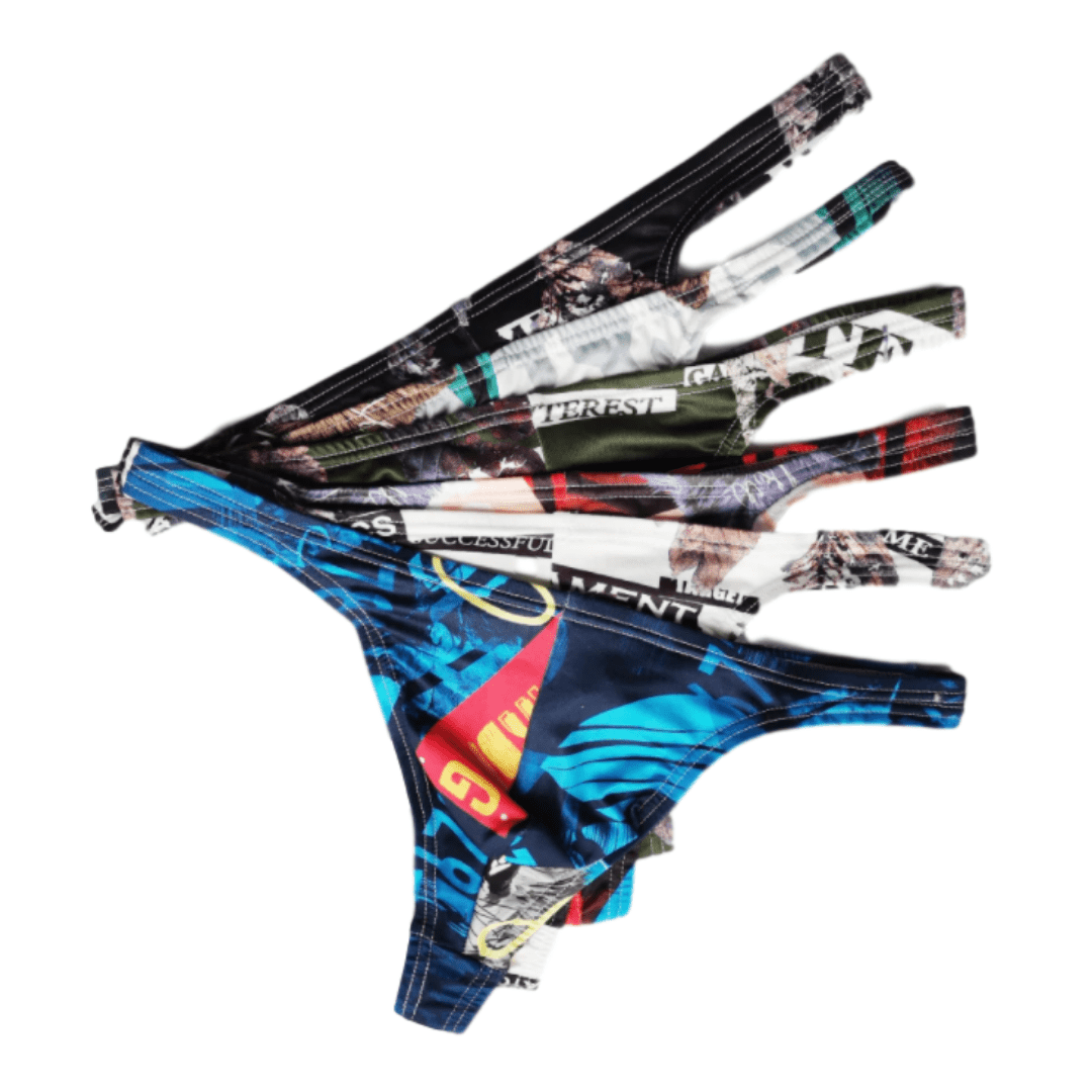 5 Pack Vogue Pop Thong | dmunderwear