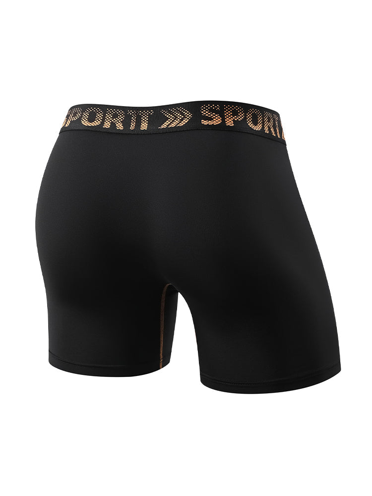 5 Packs of Men's Sports Fitness Training Quick-drying Tight Shorts | dmunderwear detail image 10