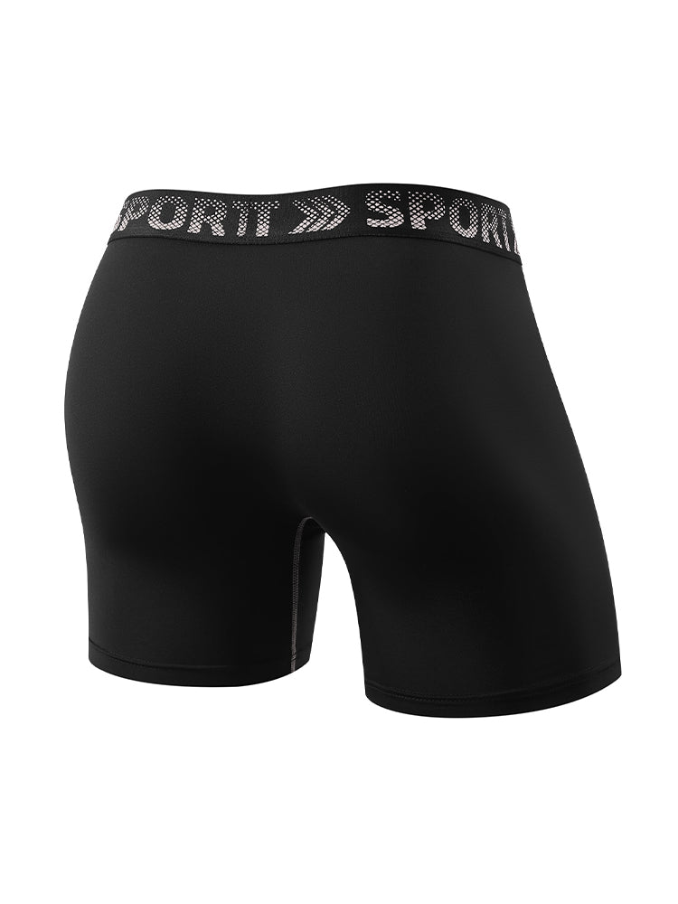 5 Packs of Men's Sports Fitness Training Quick-drying Tight Shorts | dmunderwear detail image 3