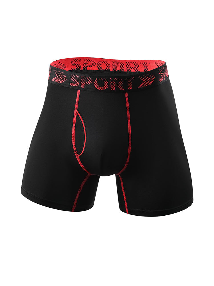 5 Packs of Men's Sports Fitness Training Quick-drying Tight Shorts | dmunderwear detail image 8