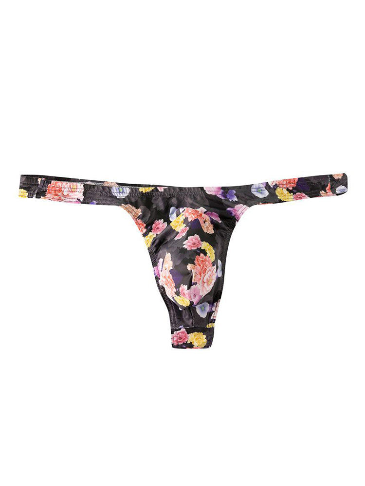 6 Pack Men's Bold Prints Stretch Fit Quick-Dry Sexy Thongs | dmunderwear detail image 20