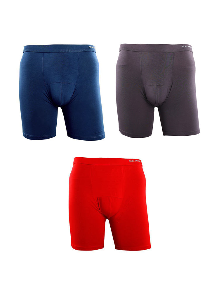 3 Pack Men's Performance Anti-Chafe Midway Briefs | dmunderwear detail image 10