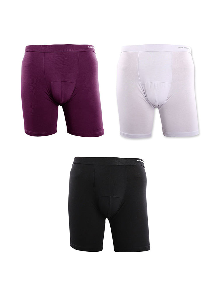 3 Pack Men's Performance Anti-Chafe Midway Briefs | dmunderwear detail image 2
