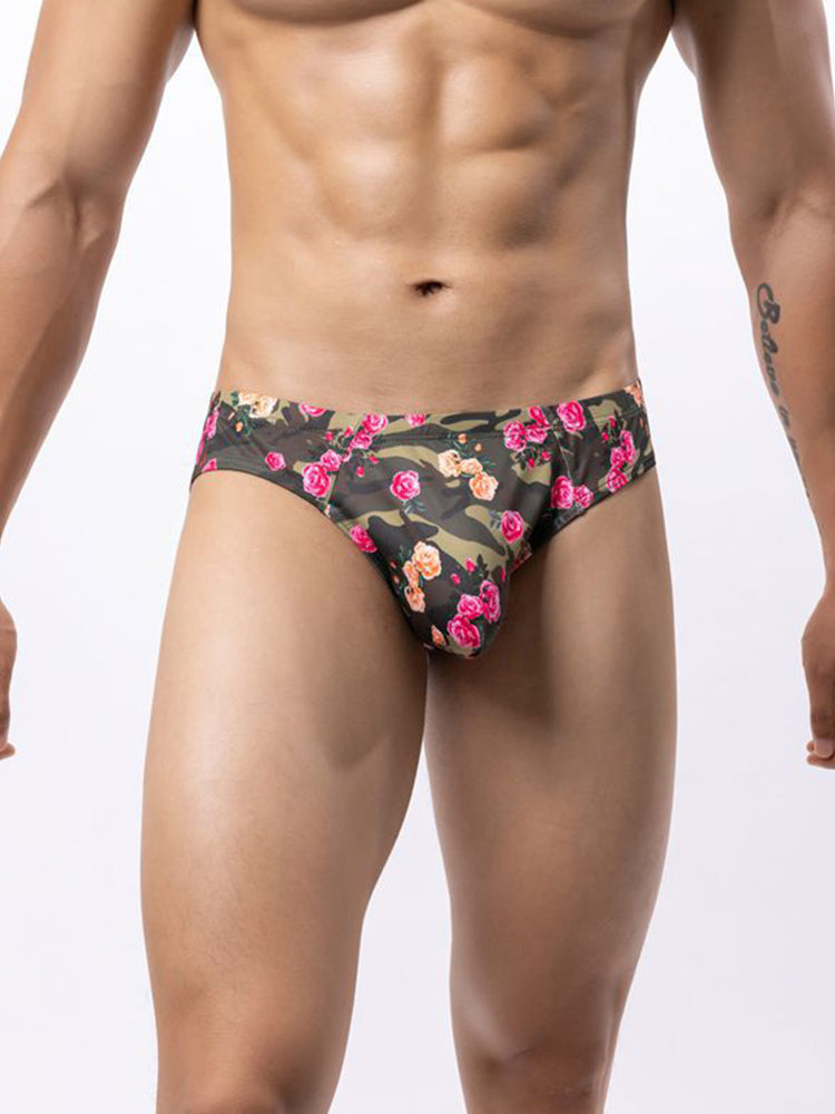 6 Pack Men's Sexy Bold Prints Odor-Control Stay-Put Fit Briefs | dmunderwear detail image 10