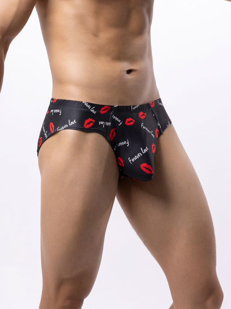 6 Pack Men's Sexy Bold Prints Odor-Control Stay-Put Fit Briefs | dmunderwear detail image 13