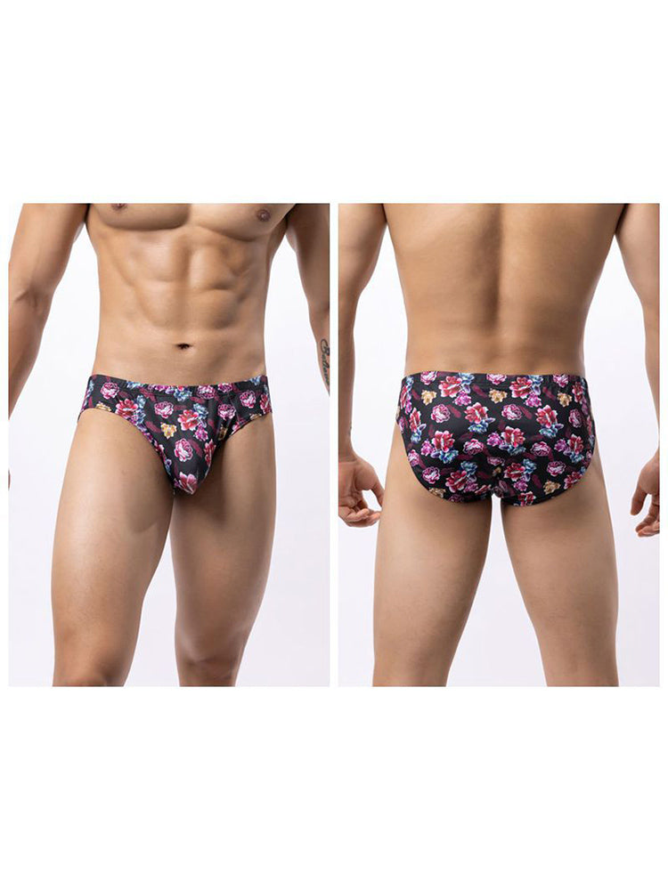 6 Pack Men's Sexy Bold Prints Odor-Control Stay-Put Fit Briefs | dmunderwear detail image 16