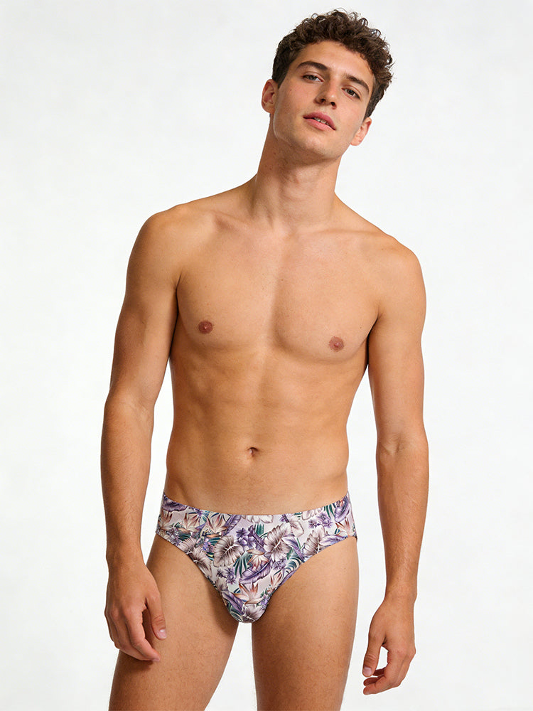 6 Pack Men's Sexy Bold Prints Odor-Control Stay-Put Fit Briefs | dmunderwear detail image 4
