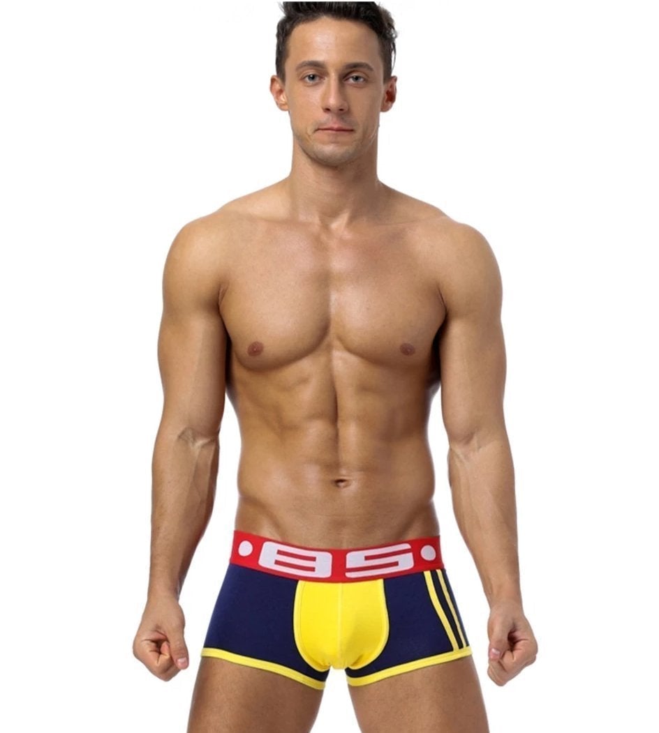 85 Collection Racing Stripe Boxer Briefs | dmunderwear detail image 4
