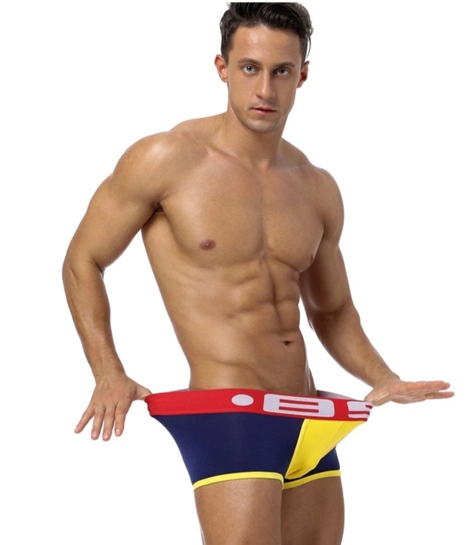 85 Collection Racing Stripe Boxer Briefs | dmunderwear detail image 8