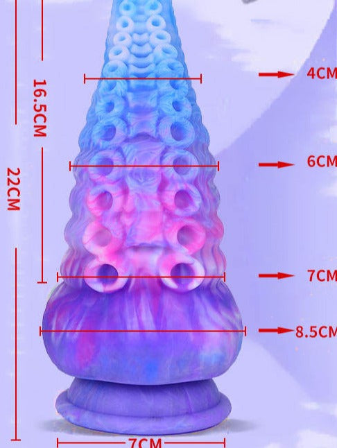 Abstract Transgender Tentacle Dildo | dmunderwear detail image 3