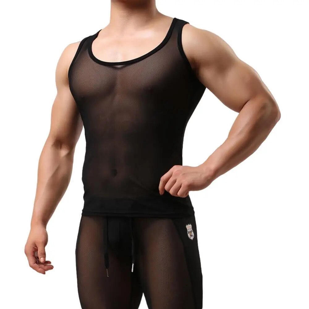 Active Sheer Tank | dmunderwear detail image 2