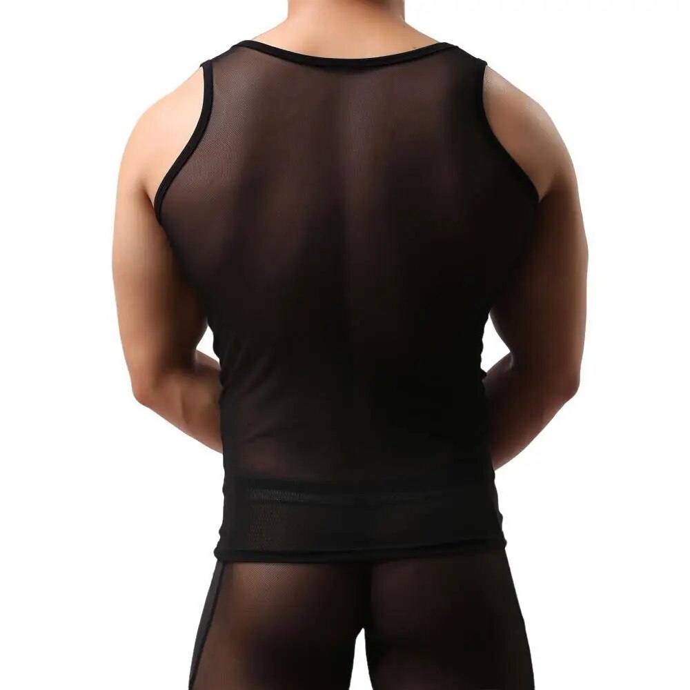 Active Sheer Tank | dmunderwear detail image 3