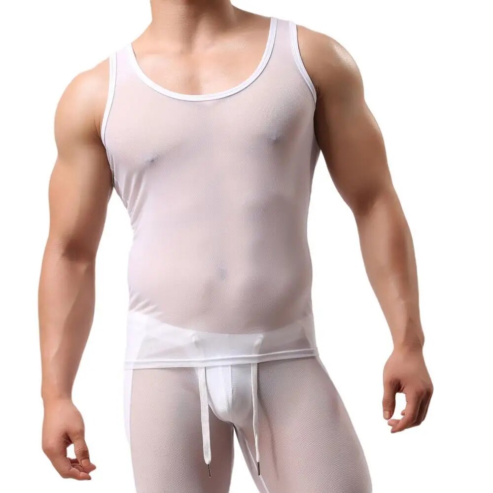 Active Sheer Tank | dmunderwear detail image 4