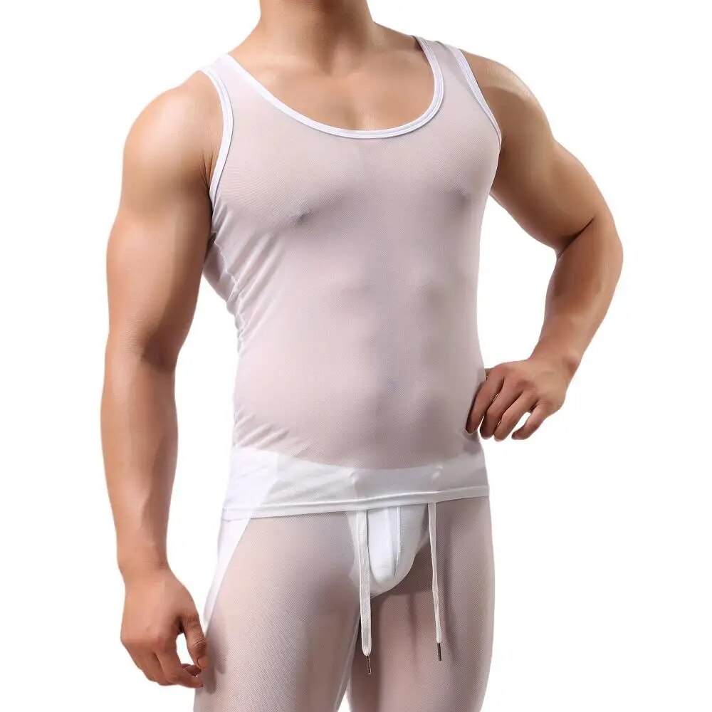 Active Sheer Tank | dmunderwear detail image 5