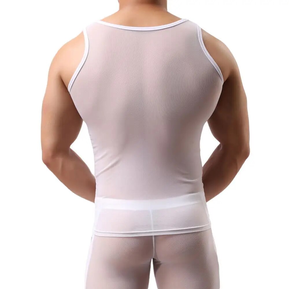 Active Sheer Tank | dmunderwear detail image 6