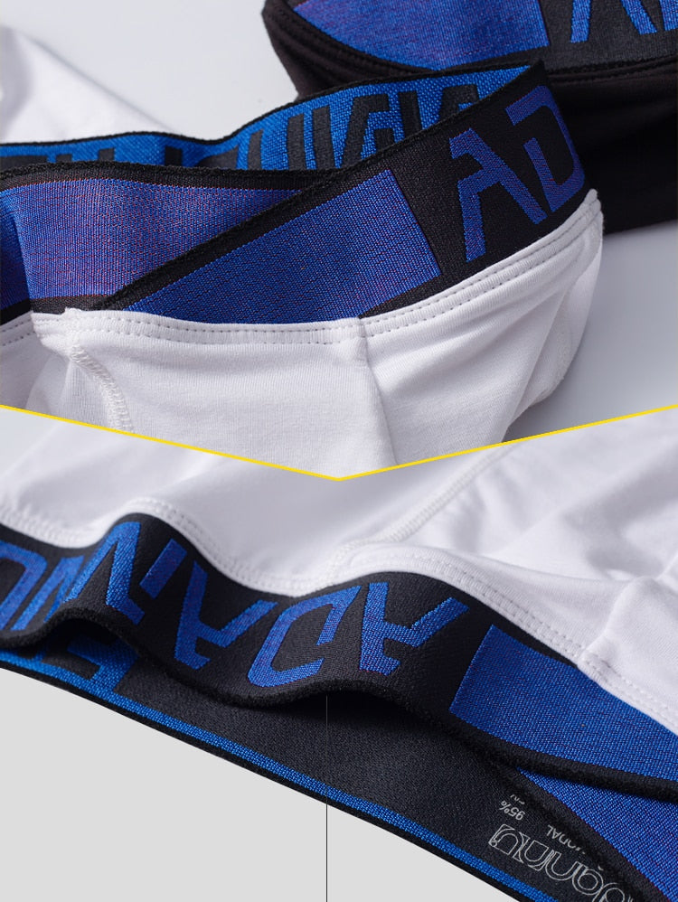 ADANNU Blue Classic Boxers (3 Pack) | dmunderwear detail image 17