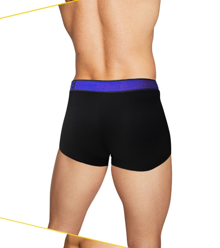 ADANNU Blue Classic Boxers (3 Pack) | dmunderwear detail image 4