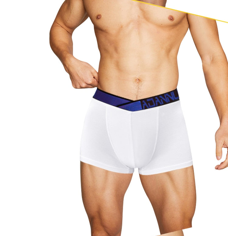 ADANNU Blue Classic Boxers (3 Pack) | dmunderwear detail image 5