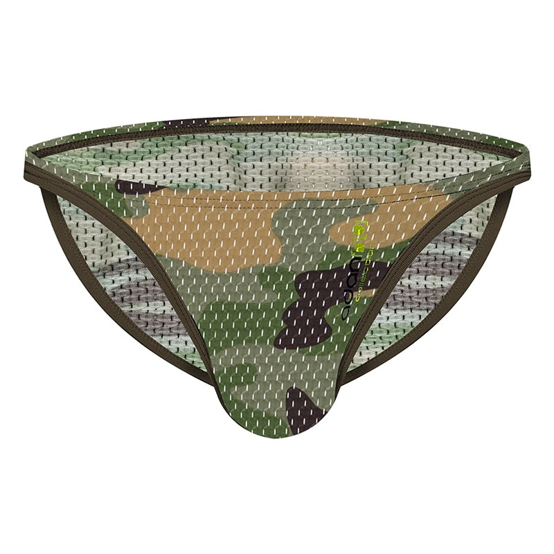 ADANNU Camo Mesh Briefs | dmunderwear detail image 6