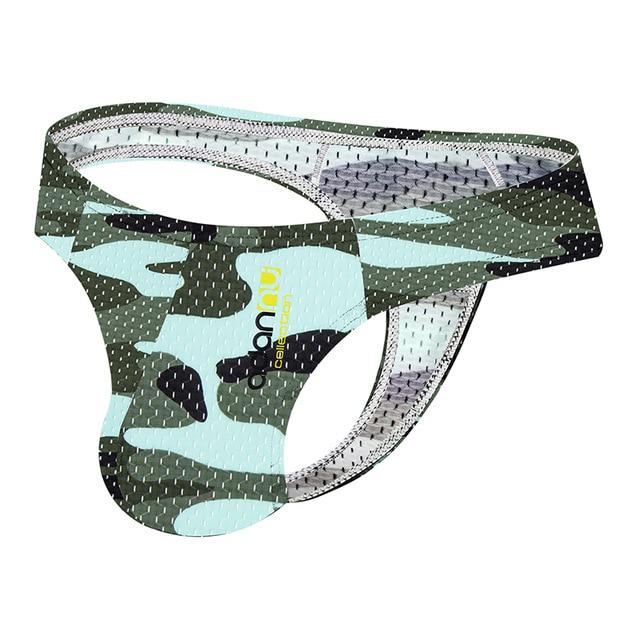 Adannu Camo Mesh Thong | dmunderwear detail image 6