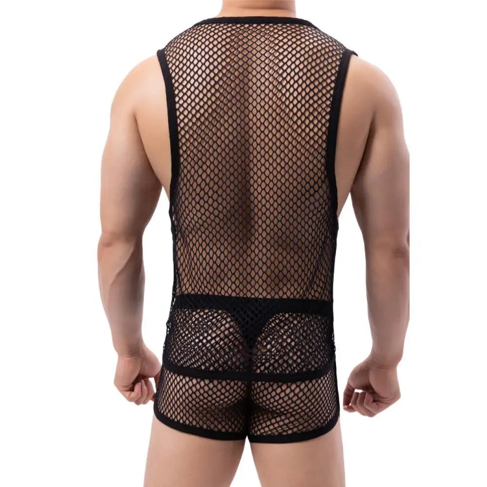 Afterparty Mesh Tanktop | dmunderwear detail image 13