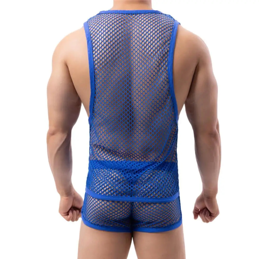 Afterparty Mesh Tanktop | dmunderwear detail image 4