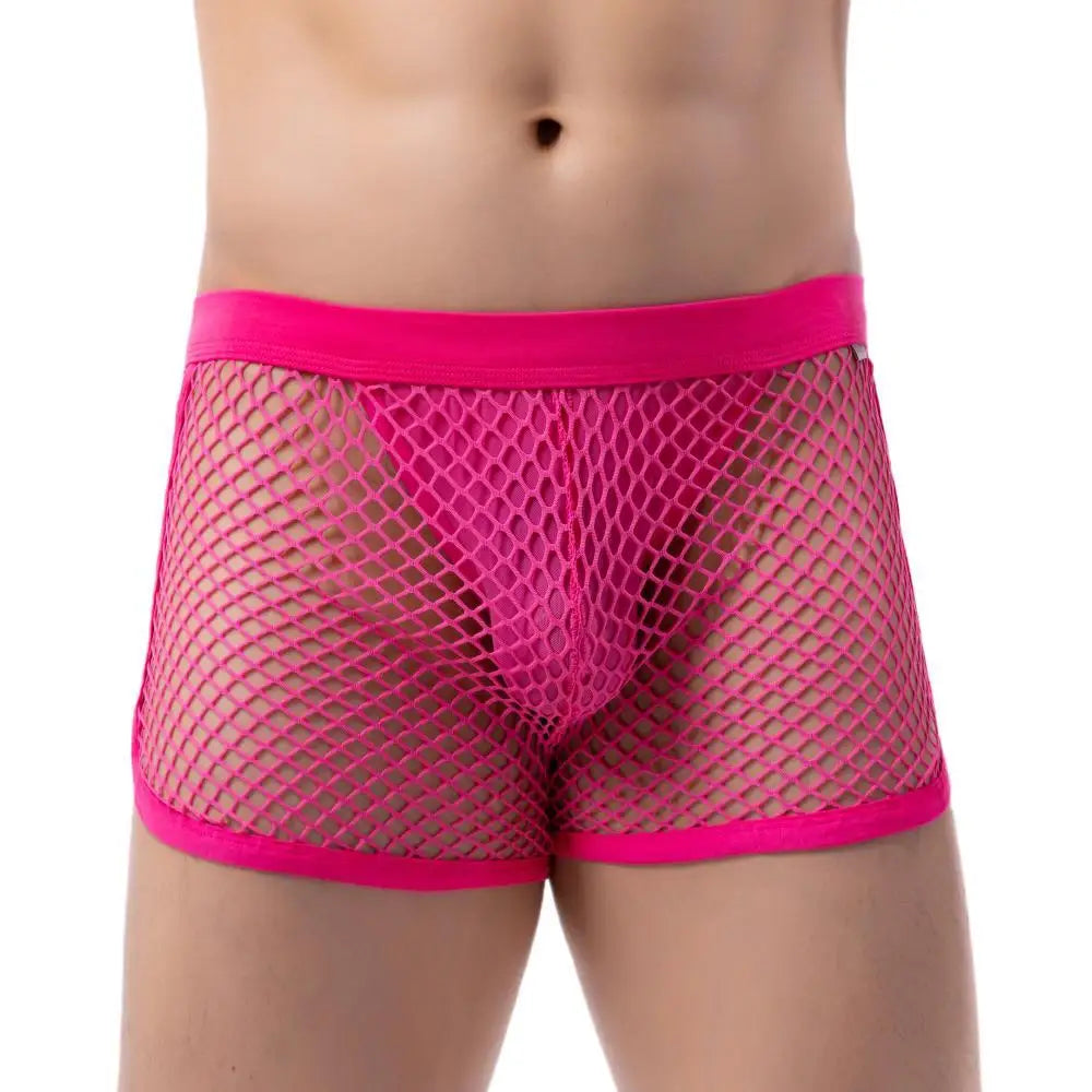 Afterparty Mesh Thong Shorts | dmunderwear detail image 12