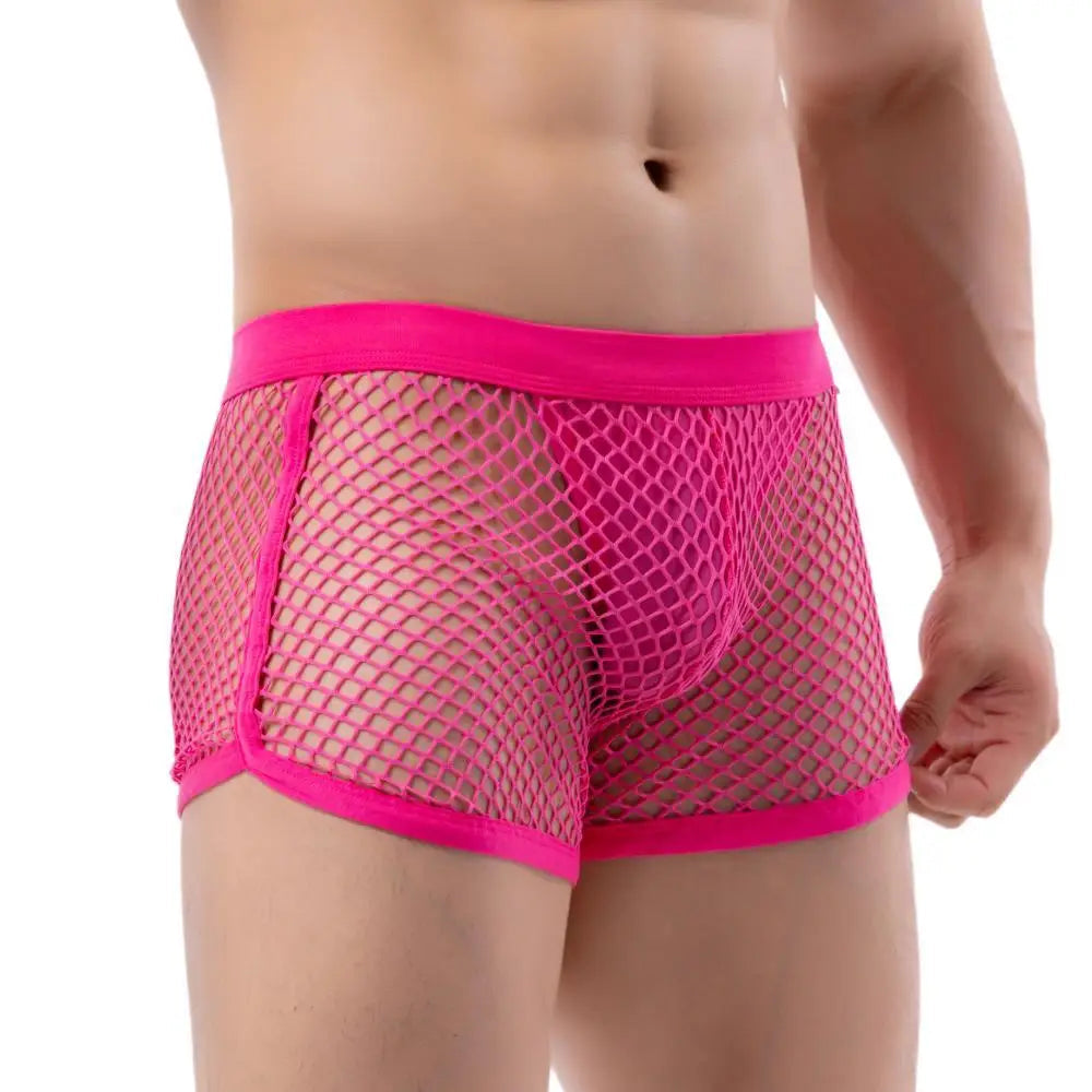 Afterparty Mesh Thong Shorts | dmunderwear detail image 13